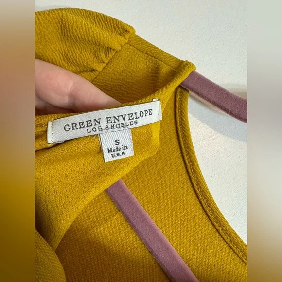 Green Envelope Los Angeles Top S - Picture 5 of 8